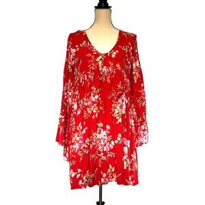 Denim & Supply Ralph Lauren Babydoll Dress Sz Med Boho  Festival Hippie Floral